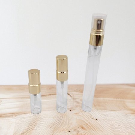 علب زجاج رش غطاء ذهبي