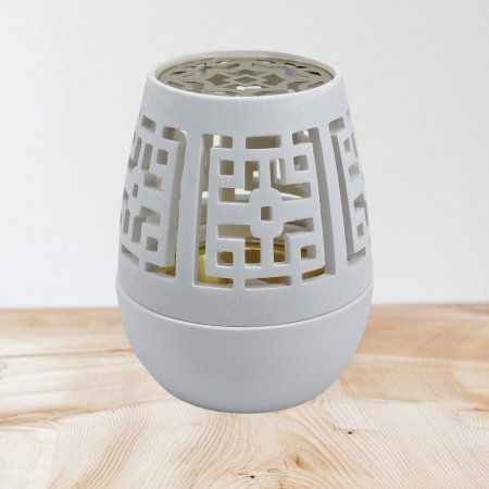 مبخرة سيراميك مزخرف طبقتين