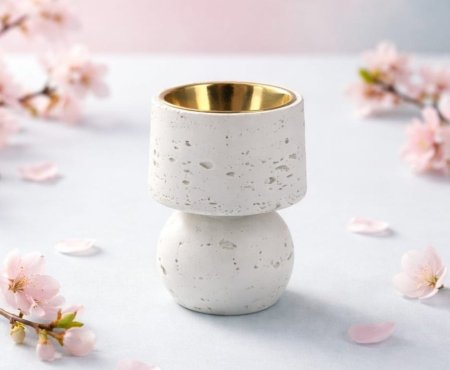 مبخرة حجر & علبة شفاف