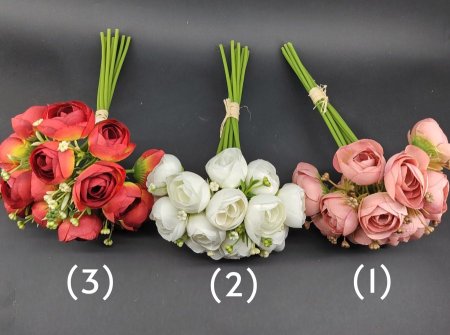 ورد بيوني وسط (للمسكات)