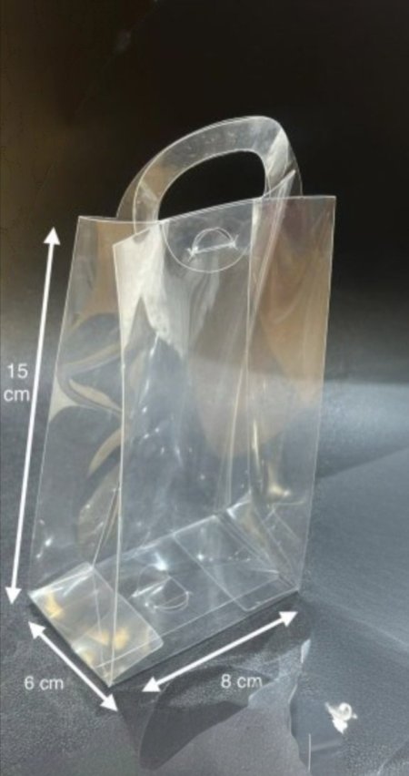 أكياس pvc شفاف 6*8*15 سم