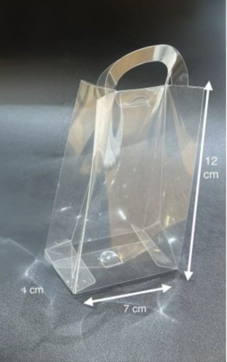 أكياس pvc شفاف 12*7*4 سم