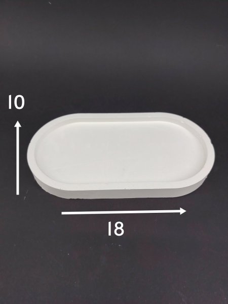 كوستر كونكريت (بيضاوي) 18*9.5 سم