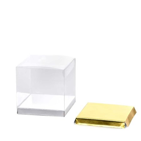 علب pvc شفاف 7*7*7 سم