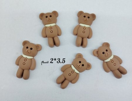 قطع تزيين مطاطية 3.5*2سم