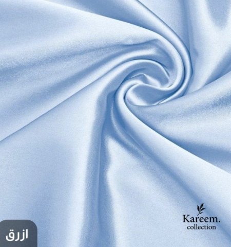 قماش ستان ازرق 150*100سم
