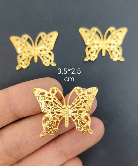 قطع تزيين معدن  3.5*2.5 . Cm
