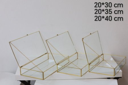 صندوق زجاج برواز معدن