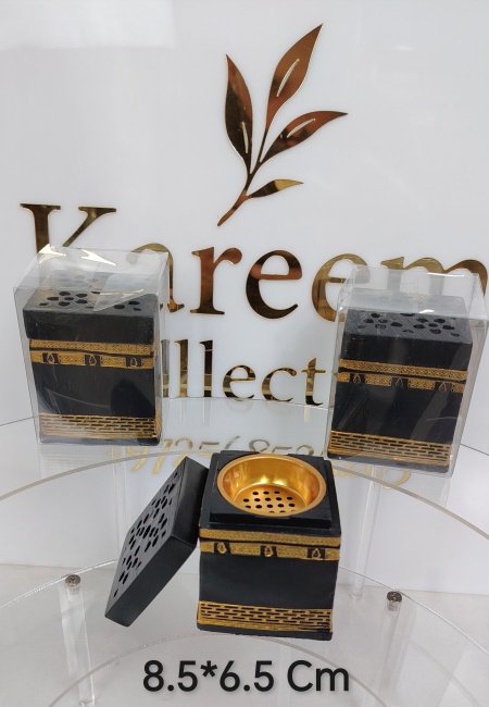 مباخر حجر (الكعبة) & علبة شفاف