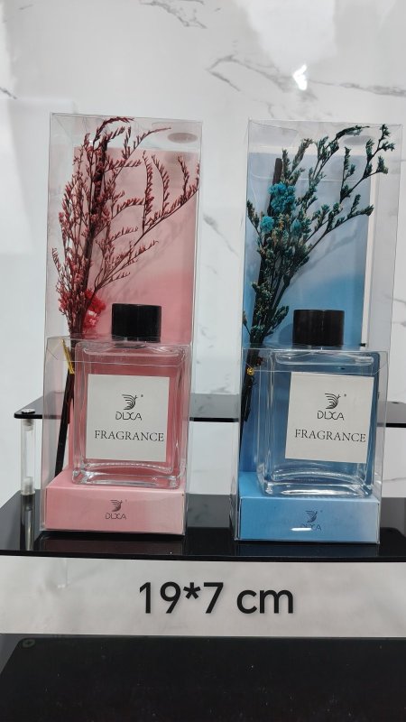 عطر فواح زجاج 50 مل مع عرق زهور & شفاف