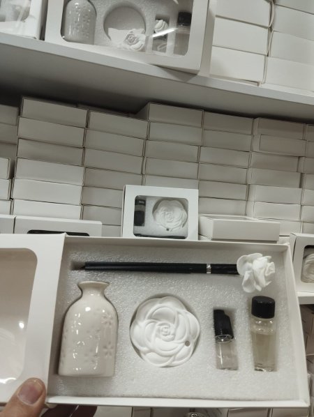 بكج حجر معطر & مزهرية سيراميك