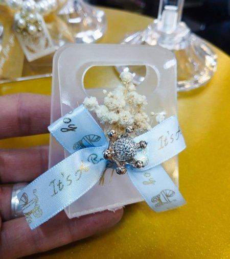 شنطة اكريلك صغير مع زينة