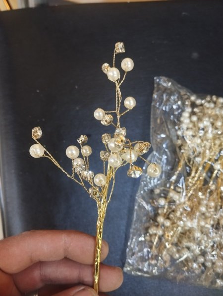 عرق الماس ولولو لتزيين المسكات