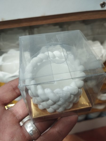 تحفة شمع mini & علبه شفاف