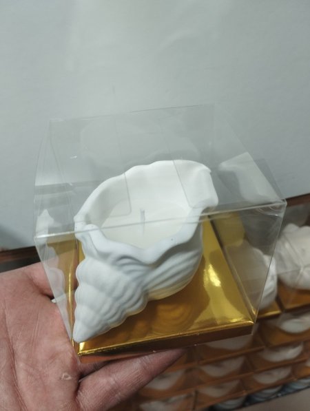 محارة شمع & علبه شفاف