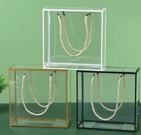 شنطة pvc يد حبل قياس 25*25*10 سم