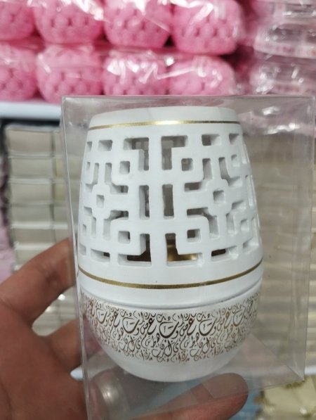 مبخرة ماربل قطعتين &علبة شفاف