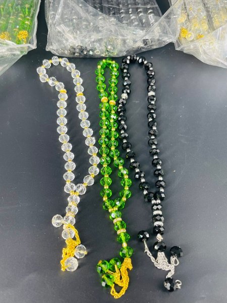 مسبحه كريستال زجاج كبير