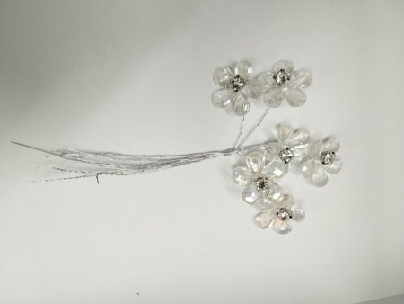 عرق ورد كريستال ثقيل مع الماس