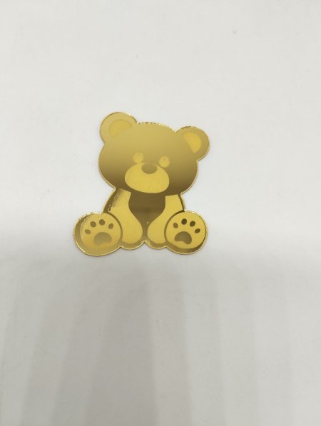 دب اكريليك حفر للتزيين