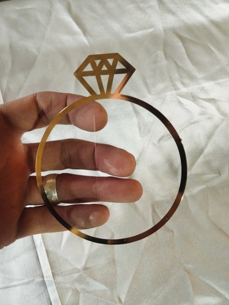 كوستر اكريلك شكل محبس