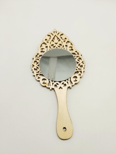 مرآه خشب مع عاكسة اكريليك للتوزيعات