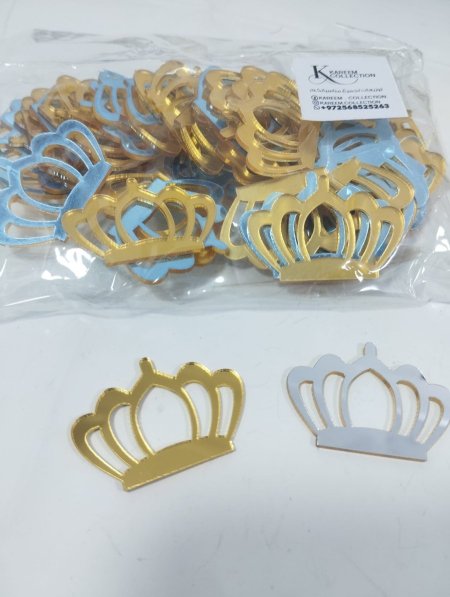 تاج من الاكريلك للتزيين