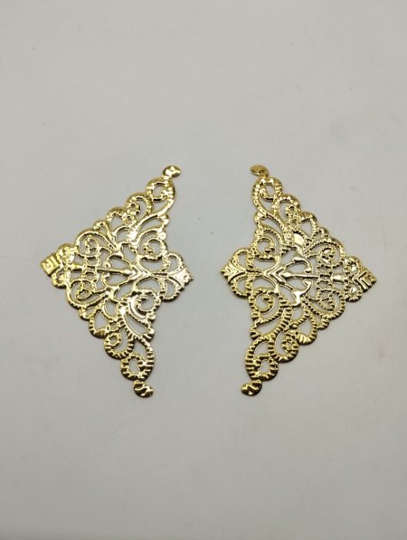 زوايا معدن ذهبي 7.5سم