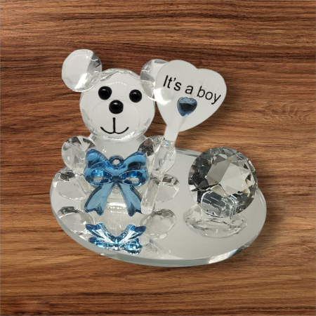 توزيعه بيبي كريستال بالكامل مع قاعدة مرآه