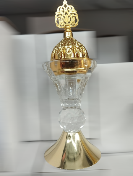 مبخرة كريستال غطاء نحاس