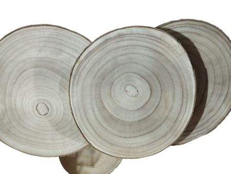 كوستر خشب حجم كبير 25 سم